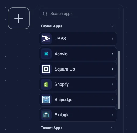 App connectors and integrations