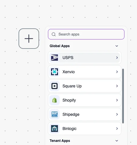 App connectors and integrations